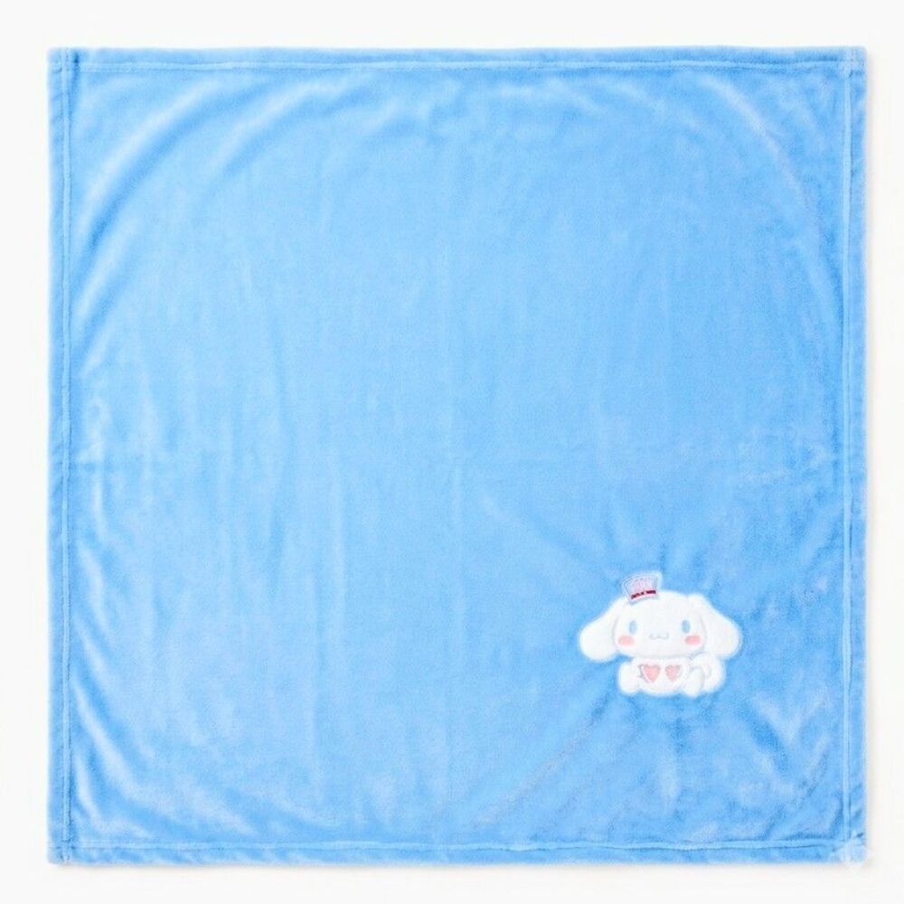 CINNAMOROLL THROW BLANKET Blue Velvet Soft Anime Hello Kitty Kawaii 35x35" NEW